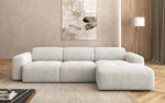 Lade das Bild in den Galerie-Viewer, Luxuriöses L-Sofa Calm Bouclé – Modernes Designer-Ecksofa für Ihr Zuhause
