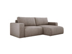 Lade das Bild in den Galerie-Viewer, Modernes L-Form Cord Ecksofa Carl mit Schlaffunktion und integriertem Bettkasten
