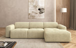 Lade das Bild in den Galerie-Viewer, Luxuriöses L-Sofa Calm Bouclé – Modernes Designer-Ecksofa für Ihr Zuhause
