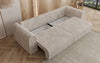 Big Buddy Designer 3-Sitzer Sofa: Gemütlichkeit, Schlaffunktion & Stauraum in Breitcord