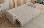 Lade das Bild in den Galerie-Viewer, Big Buddy Designer 3-Sitzer Sofa: Gemütlichkeit, Schlaffunktion &amp; Stauraum in Breitcord
