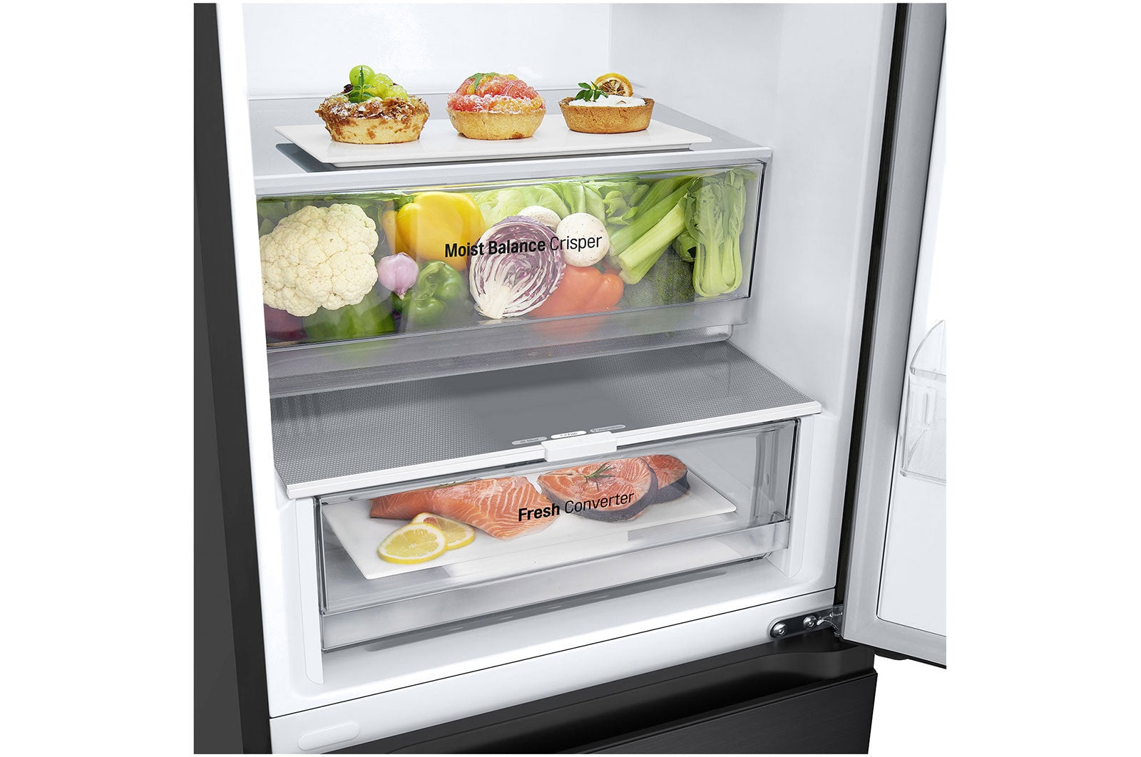 LG GBV3100AEP Kühl-Gefrierkombination: 344L, Total No Frost, Inverter Kompressor, 186cm Effizienz-Wunder
