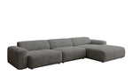 Lade das Bild in den Galerie-Viewer, Exklusives Bouclé L-Sofa Calm Maxi: Modernes Designer Ecksofa mit Komfort
