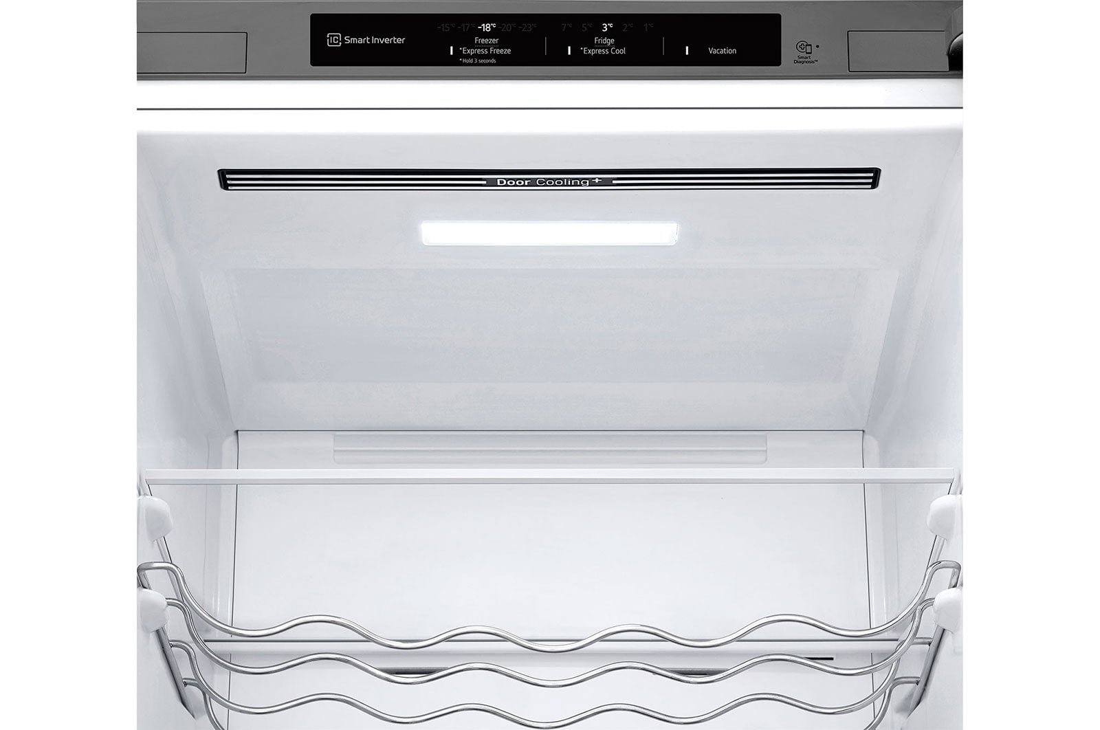 LG GBV3200CPY Kühl-Gefrierkombination: Smart Inverter, 387L, 203cm, No Frost, Prime Silver