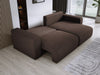 Modernes L-Form Cord Ecksofa Carl mit Schlaffunktion und integriertem Bettkasten