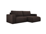 Lade das Bild in den Galerie-Viewer, Modernes L-Form Cord Ecksofa Carl mit Schlaffunktion und integriertem Bettkasten
