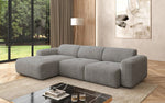 Lade das Bild in den Galerie-Viewer, Luxuriöses L-Sofa Calm Bouclé – Modernes Designer-Ecksofa für Ihr Zuhause
