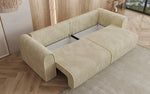 Lade das Bild in den Galerie-Viewer, Big Buddy Designer 3-Sitzer Sofa: Gemütlichkeit, Schlaffunktion &amp; Stauraum in Breitcord
