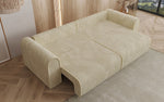 Lade das Bild in den Galerie-Viewer, Big Buddy Designer 3-Sitzer Sofa: Gemütlichkeit, Schlaffunktion &amp; Stauraum in Breitcord
