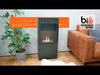 Jackson Bioethanol-Ofen: Stilvoller, quadratischer Kamin im Holzofen-Design, 2,2 kW