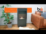 Lade das Bild in den Galerie-Viewer, Jackson Bioethanol-Ofen: Stilvoller, quadratischer Kamin im Holzofen-Design, 2,2 kW
