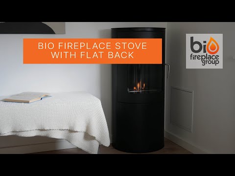 Eleganter Richmond Bioethanol-Kaminofen mit flacher Rückwand – Traditioneller Stil