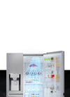 LG GSLE91EVAC Side-by-Side Kühlschrank 628L mit Eis- & Wasserspender