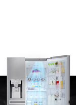 Lade das Bild in den Galerie-Viewer, LG GSLE91EVAC Side-by-Side Kühlschrank 628L mit Eis- &amp; Wasserspender

