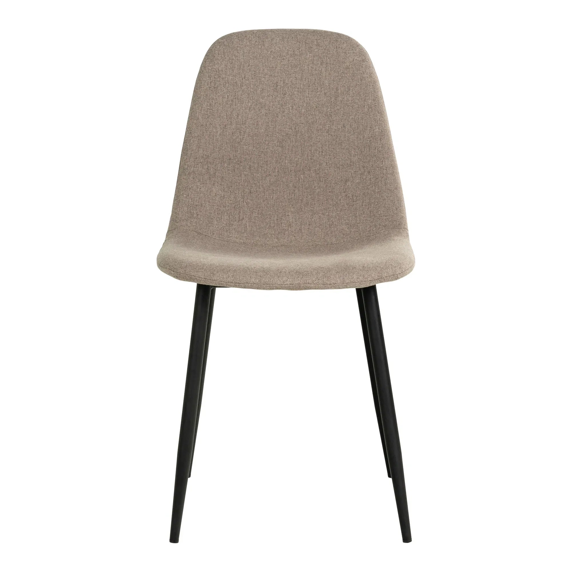 Designer Esszimmerstuhl Wien 2er Set – Komfortabler Stoffbezug Beige