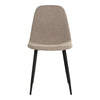 Designer Esszimmerstuhl Wien 2er Set – Komfortabler Stoffbezug Beige