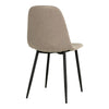 Designer Esszimmerstuhl Wien 2er Set – Komfortabler Stoffbezug Beige