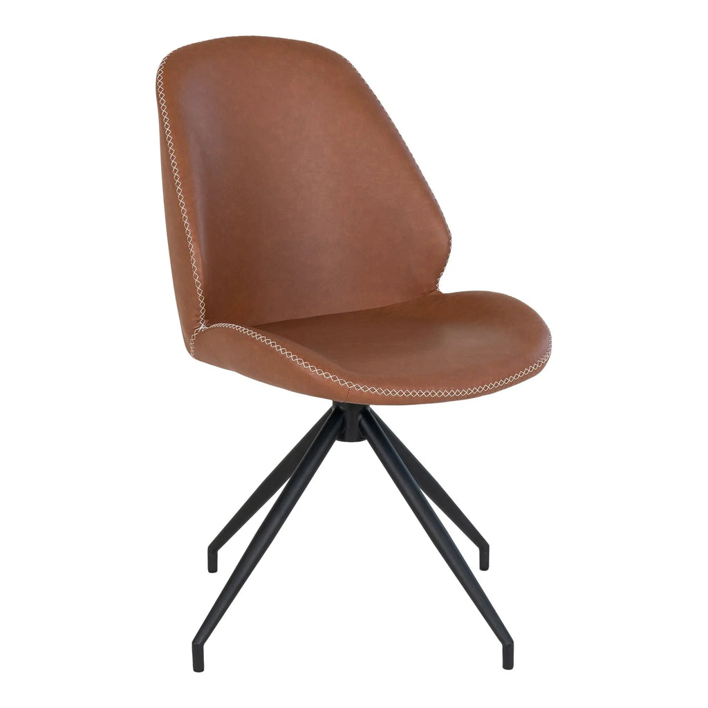 Luxuriöses 2er Set Designer Esszimmerstuhl Lissabon Kunstleder Drehfunktion Modern Elegant Komfortabel