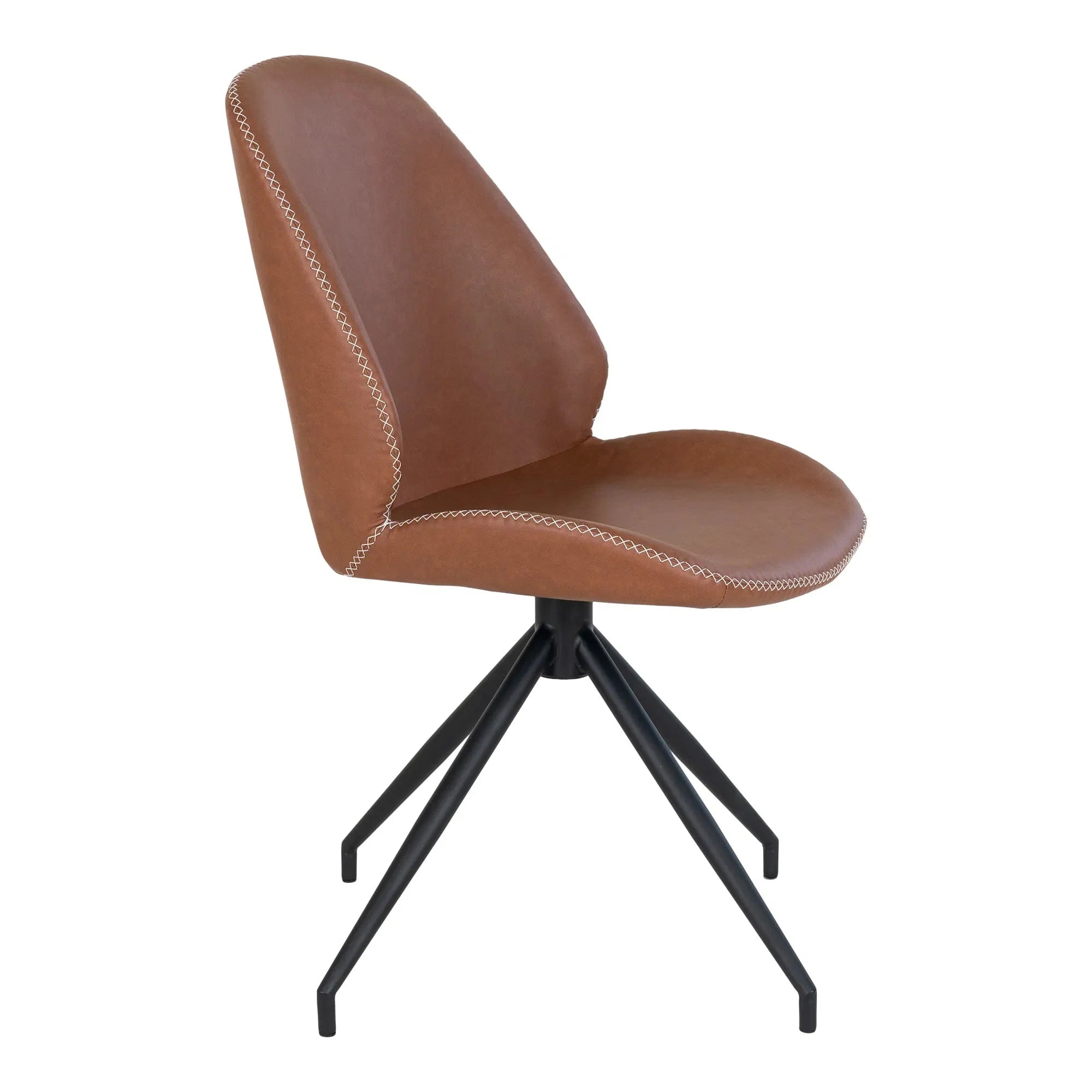 Luxuriöses 2er Set Designer Esszimmerstuhl Lissabon Kunstleder Drehfunktion Modern Elegant Komfortabel