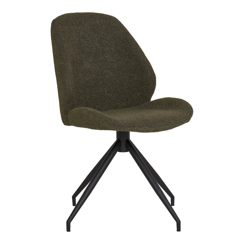 Lissabon Designer Bouclé Stuhl Set mit Drehfunktion – Stilvoller Komfort