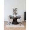 Luxuriöser Designer Stuhl Salerno: Bouclé, Drehfunktion, Komfortabel für Esszimmer & Büro
