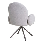 Lade das Bild in den Galerie-Viewer, Luxuriöser Designer Stuhl Salerno: Bouclé, Drehfunktion, Komfortabel für Esszimmer &amp; Büro
