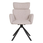 Lade das Bild in den Galerie-Viewer, Valerio Designer Stuhl 2er Set Stoff Drehfunktion - Ergonomischer Komfort, Modernes Design
