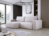 Modernes L-Form Cord Ecksofa Carl mit Schlaffunktion und integriertem Bettkasten