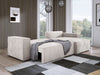 Luxuriöses Velanova Cord Ecksofa mit Schlaffunktion und praktischem Stauraum