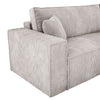 Luxuriöses Velanova Cord Ecksofa mit Schlaffunktion und praktischem Stauraum