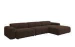 Lade das Bild in den Galerie-Viewer, Exklusives Bouclé L-Sofa Calm Maxi: Modernes Designer Ecksofa mit Komfort
