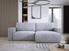 Modernes L-Form Cord Ecksofa Carl mit Schlaffunktion und integriertem Bettkasten