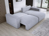 Modernes L-Form Cord Ecksofa Carl mit Schlaffunktion und integriertem Bettkasten