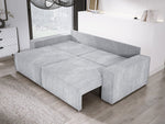 Lade das Bild in den Galerie-Viewer, Designer Cord Sofa Velanova: Modernes Schlafsofa mit Klappfunktion für Ihr Wohnzimmer
