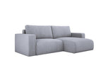 Lade das Bild in den Galerie-Viewer, Modernes L-Form Cord Ecksofa Carl mit Schlaffunktion und integriertem Bettkasten
