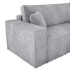 Luxuriöses Velanova Cord Ecksofa mit Schlaffunktion und praktischem Stauraum