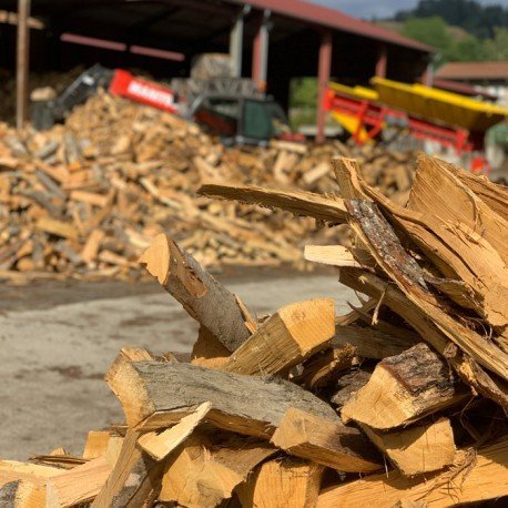 7 Stère Brennholz 40 cm Stücke – Eiche, Buche, Erle – Trocken gelagert