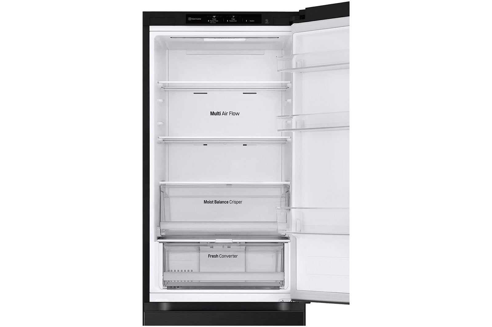 LG Kühl-Gefrierkombination 344L: Smart Inverter, Linear Cooling, C-Klasse Effizienz