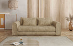 Lade das Bild in den Galerie-Viewer, Luxuriöses Cord-Schlafsofa Lil Buddy: 3-Sitzer mit Bettfunktion &amp; Stauraum
