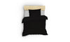 Luxuriöses Schwarzes Satin-Bettwäsche-Set: Glatt, Elegant & Schlafzimmer-Komfort