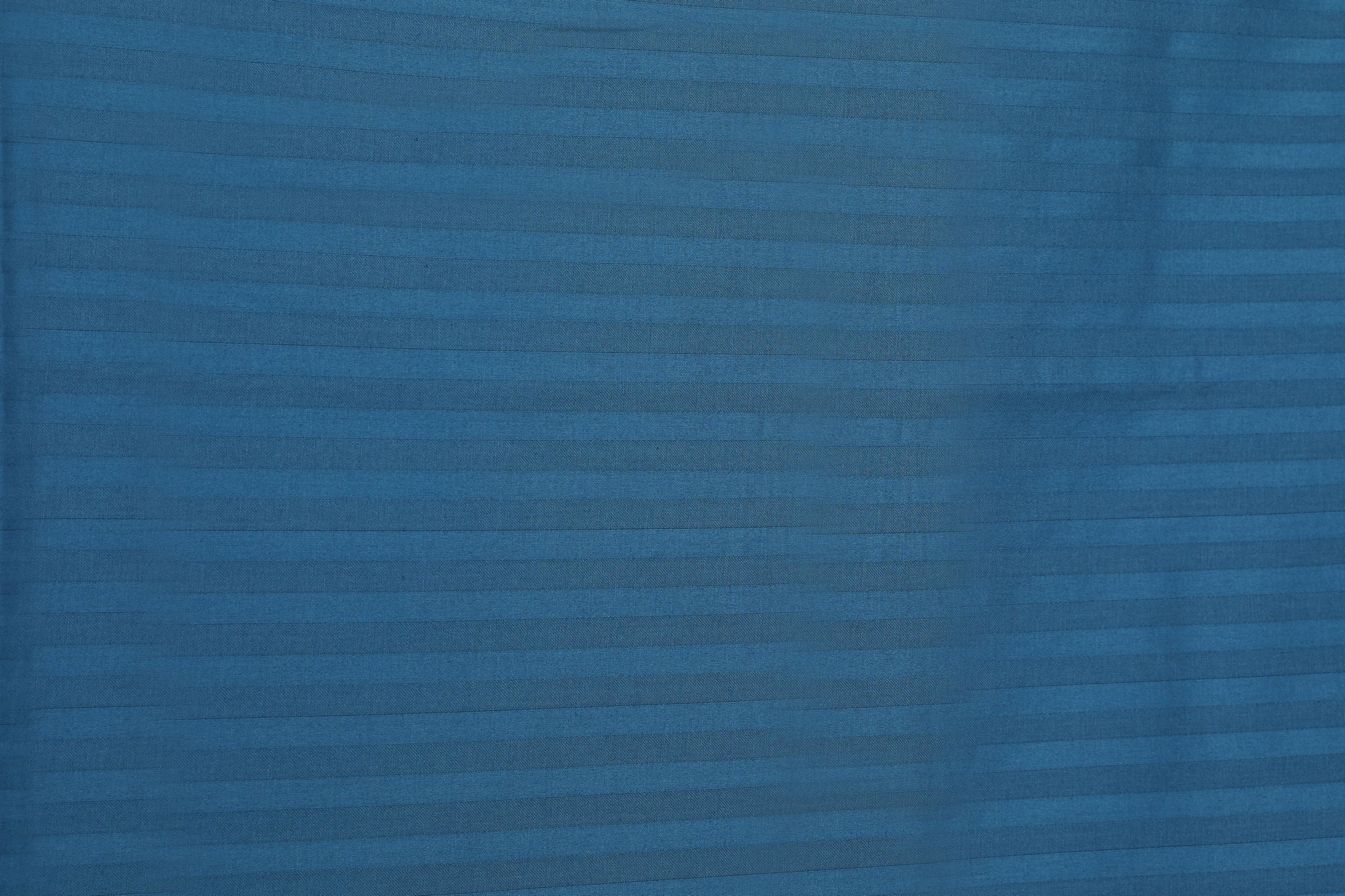 Premium Satin Bettwäsche Set Blau Gestreift – Glänzend, Weich, Erholsamer Schlaf