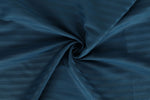 Lade das Bild in den Galerie-Viewer, Premium Satin Bettwäsche Set Blau Gestreift – Glänzend, Weich, Erholsamer Schlaf
