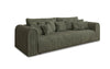 Big Buddy Designer 3-Sitzer Sofa: Gemütlichkeit, Schlaffunktion & Stauraum in Breitcord
