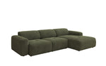 Lade das Bild in den Galerie-Viewer, Luxuriöses L-Sofa Calm Bouclé – Modernes Designer-Ecksofa für Ihr Zuhause
