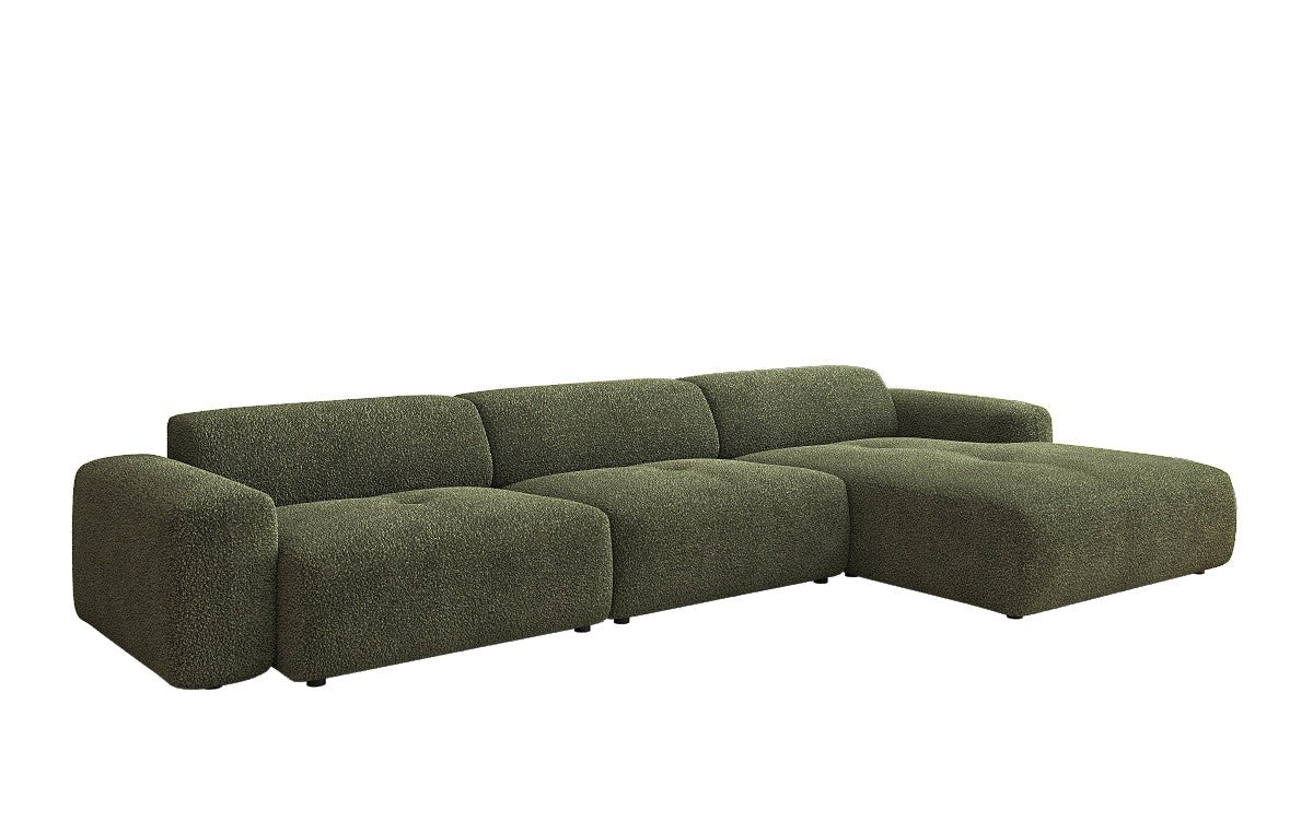 Exklusives Bouclé L-Sofa Calm Maxi: Modernes Designer Ecksofa mit Komfort