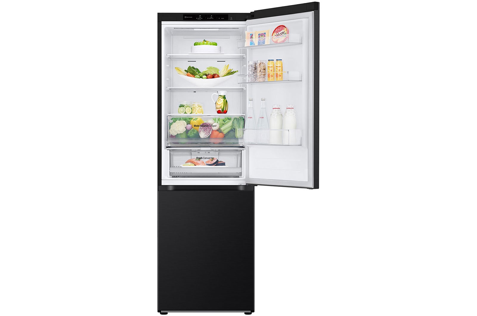 LG Kühl-Gefrierkombination 344L: Smart Inverter, Linear Cooling, C-Klasse Effizienz