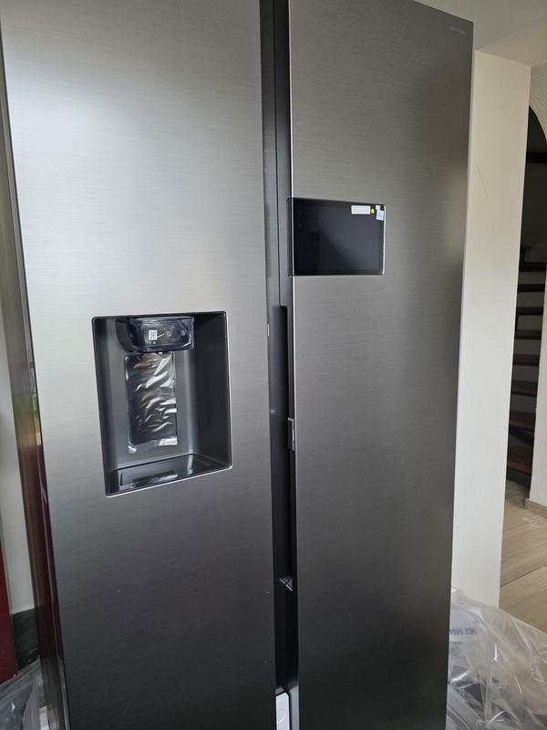 Samsung RS90F65EDTEF Bespoke AI Side-by-Side Kühlschrank mit AI Home Display und Wasserspender