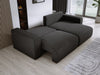 Modernes L-Form Cord Ecksofa Carl mit Schlaffunktion und integriertem Bettkasten