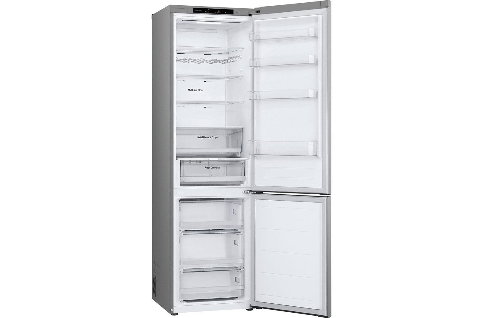 LG GBV3200CPY Kühl-Gefrierkombination: Smart Inverter, 387L, 203cm, No Frost, Prime Silver