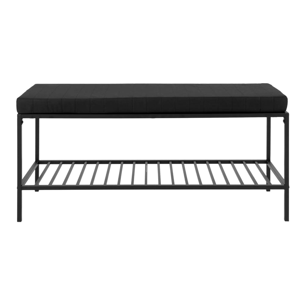 Quarto Design Sitzbank: Komfortable Polsterbank mit robustem Metallgestell für elegantes Wohnen